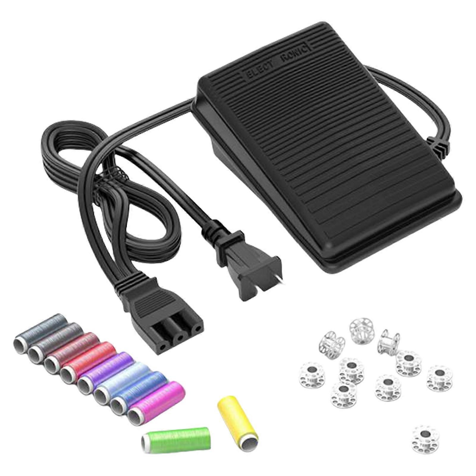 Practical Sewing Machine Pedal with Adjustable Speed Sewing Pedal Plastic Texture for Creative Projects and Repairs