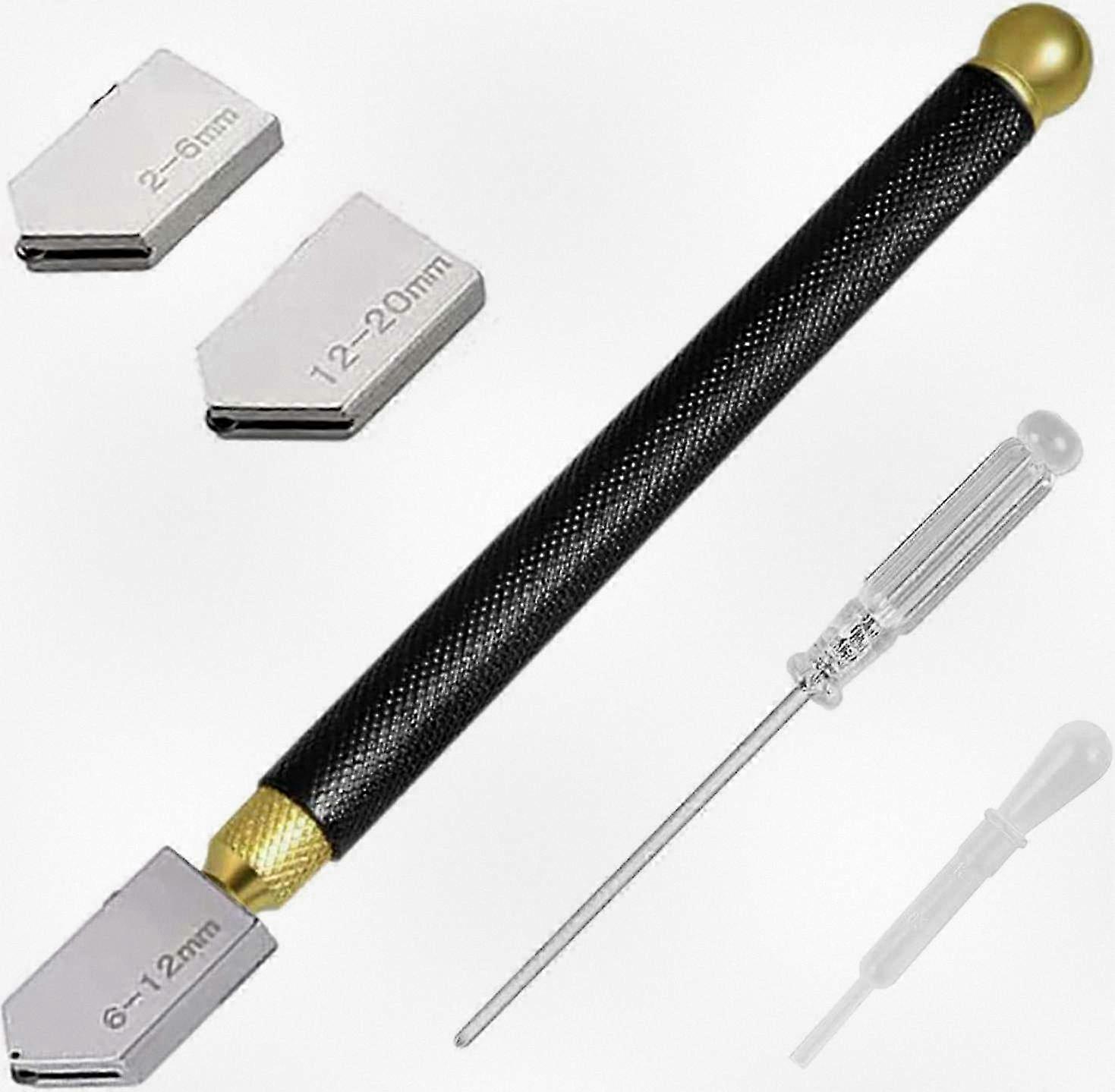 Pencil Style Professional Glass Cutting Tool for Cutting Glass, Tile, Mirror, and Mosaic with Thickness from 2mm to 20mm
