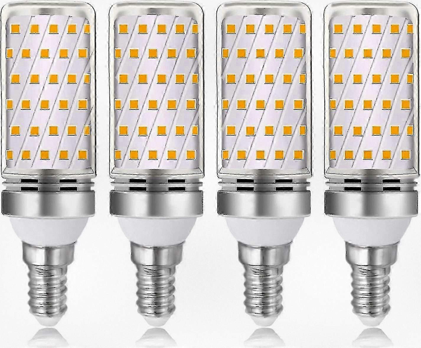 E14 16w LED Bulb Warm White 3000k 1600lm, Halogen Lamp Equivalent E14 100w 120w, AC 230v, Non-dimmable, Suitable for Certain Brands, Pack of