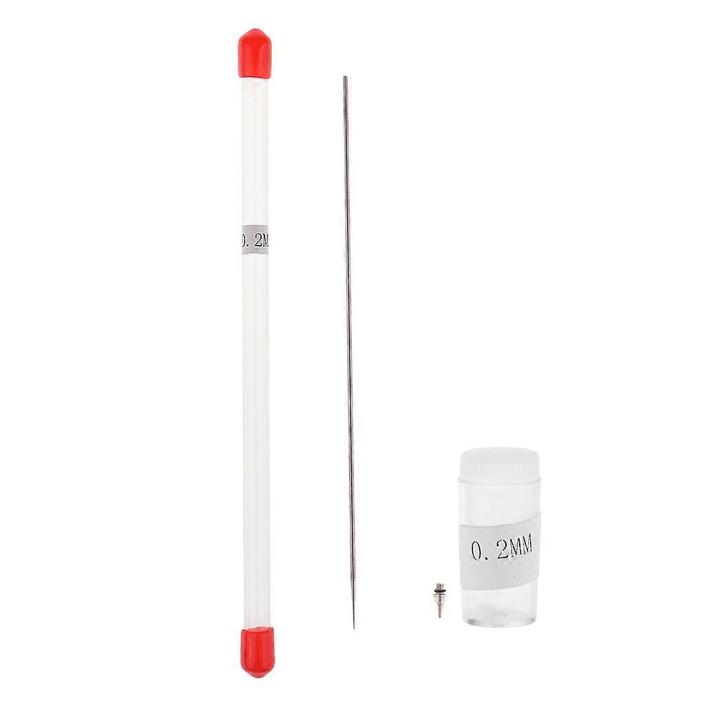 0.2mm Airbrush Accessory Spray Machine Parts Fluid Nozzle Needle Replacement