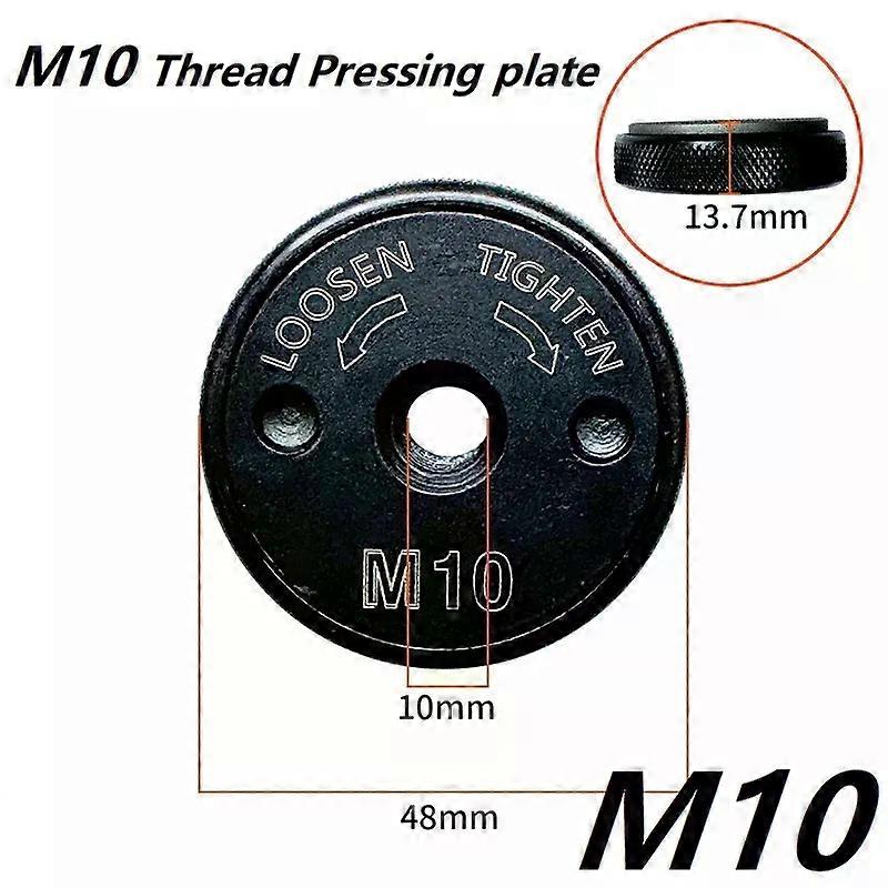 Black Quick flange nut m14 angle grinder release locking nut pressing plate Power Accessories Replacement Clamping Tool