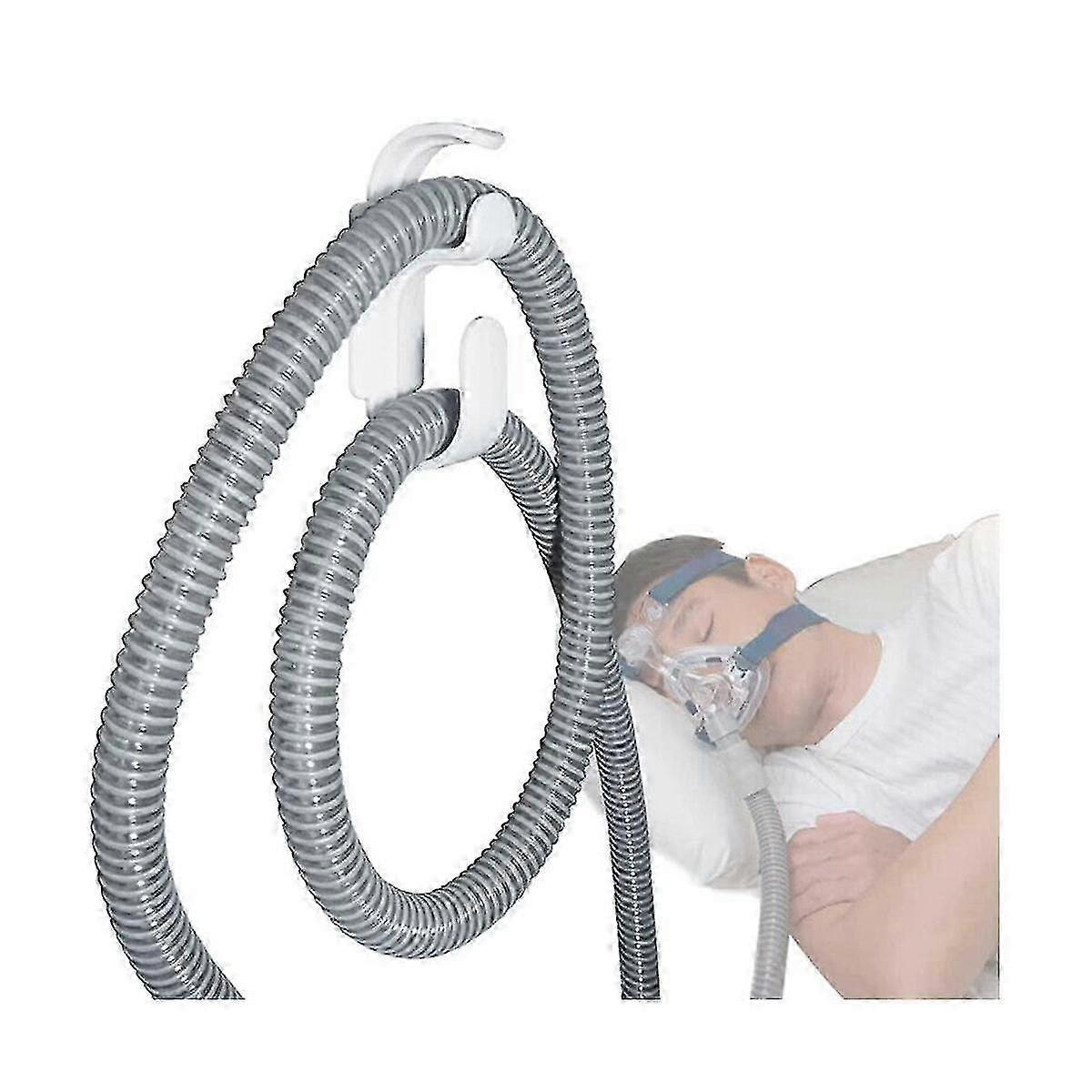 Hanger with Anti-Unhook Feature - CPAP Hook & CPAP Tubing Holder - Hanger