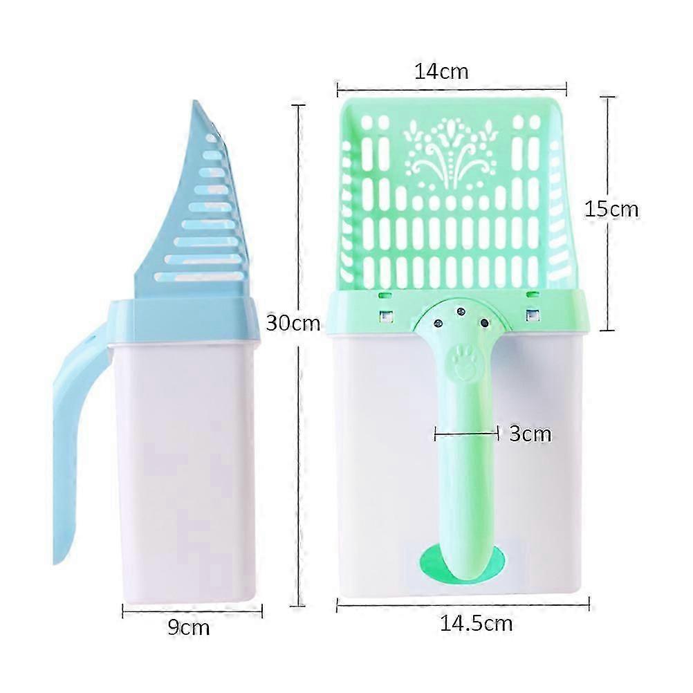 CatLitterShovelwith Garbage BoxCatLitterCleaningTool Set Pet Supplies