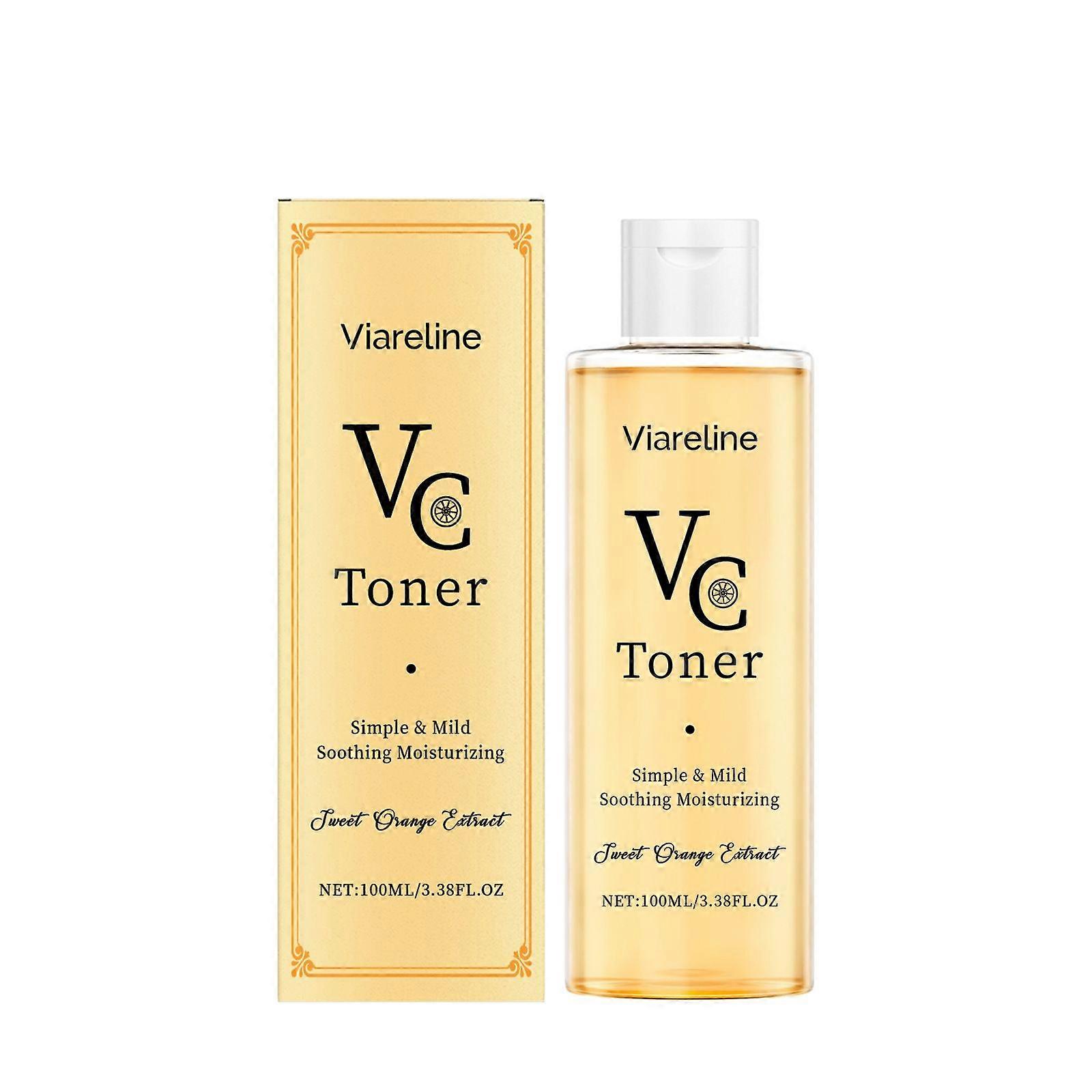 Vitamin C Toner for Face, Alcohol-Free Facial Toner, Soothing Moisturising Toner with Sweet Orange Extract - Calming Skin, Refreshing, Hydrating, Puri