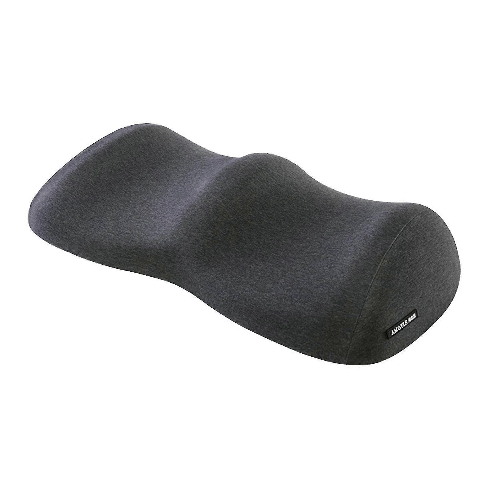 Lightweight Memory Foam Knee Pillow for Comfort While Reading or Camping, Ideal for Home Use, in Deep Grey Color