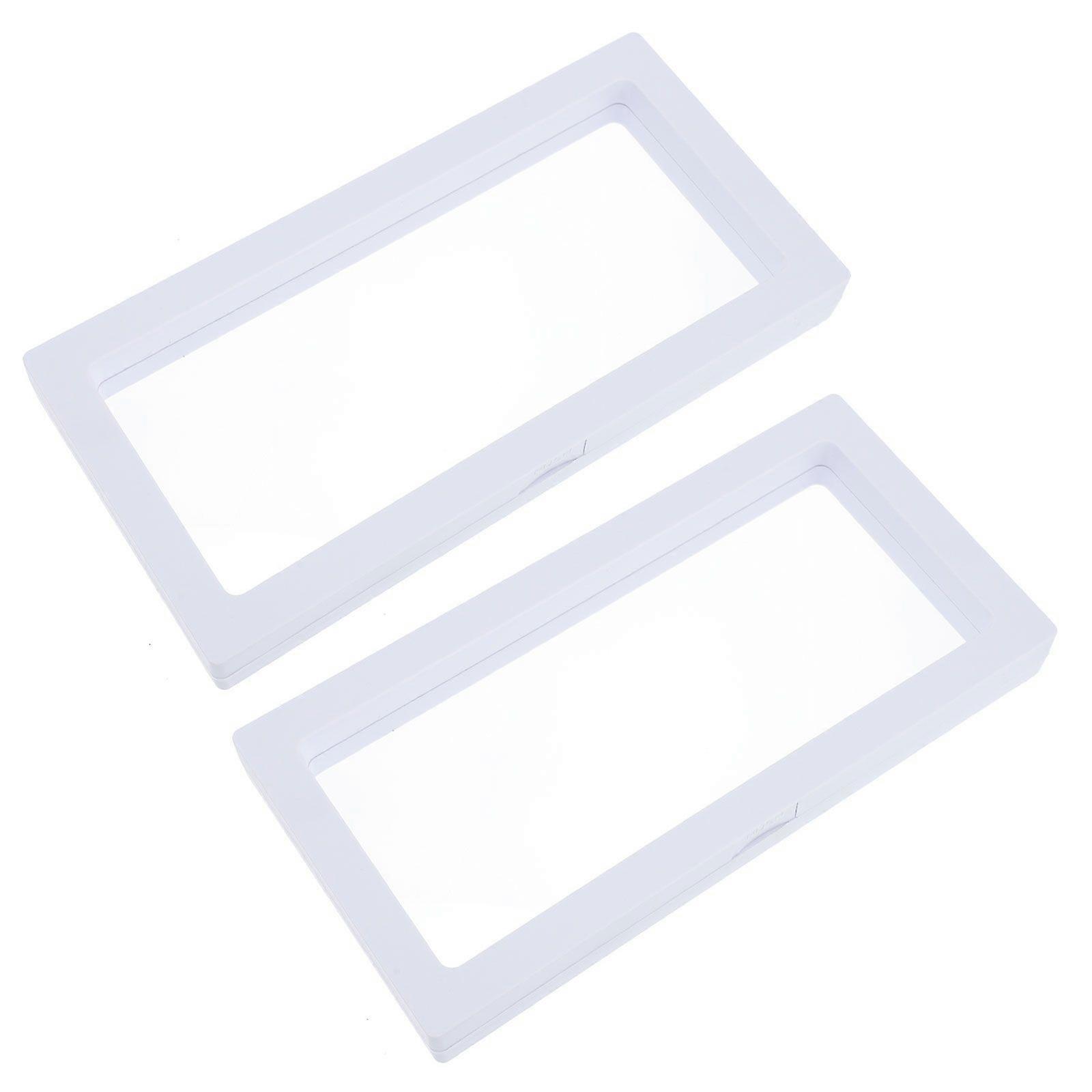 2pcs Floating Display Cases Floating Display Holders Floating Display Stands