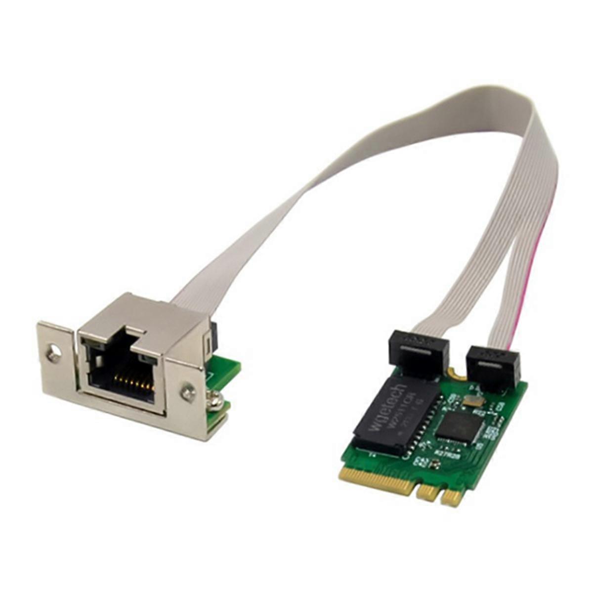 M.2 A+E KEY 2.5G Ethernet LAN Card RTL8125B Industrial Control Network Card PCI Express Network Ada