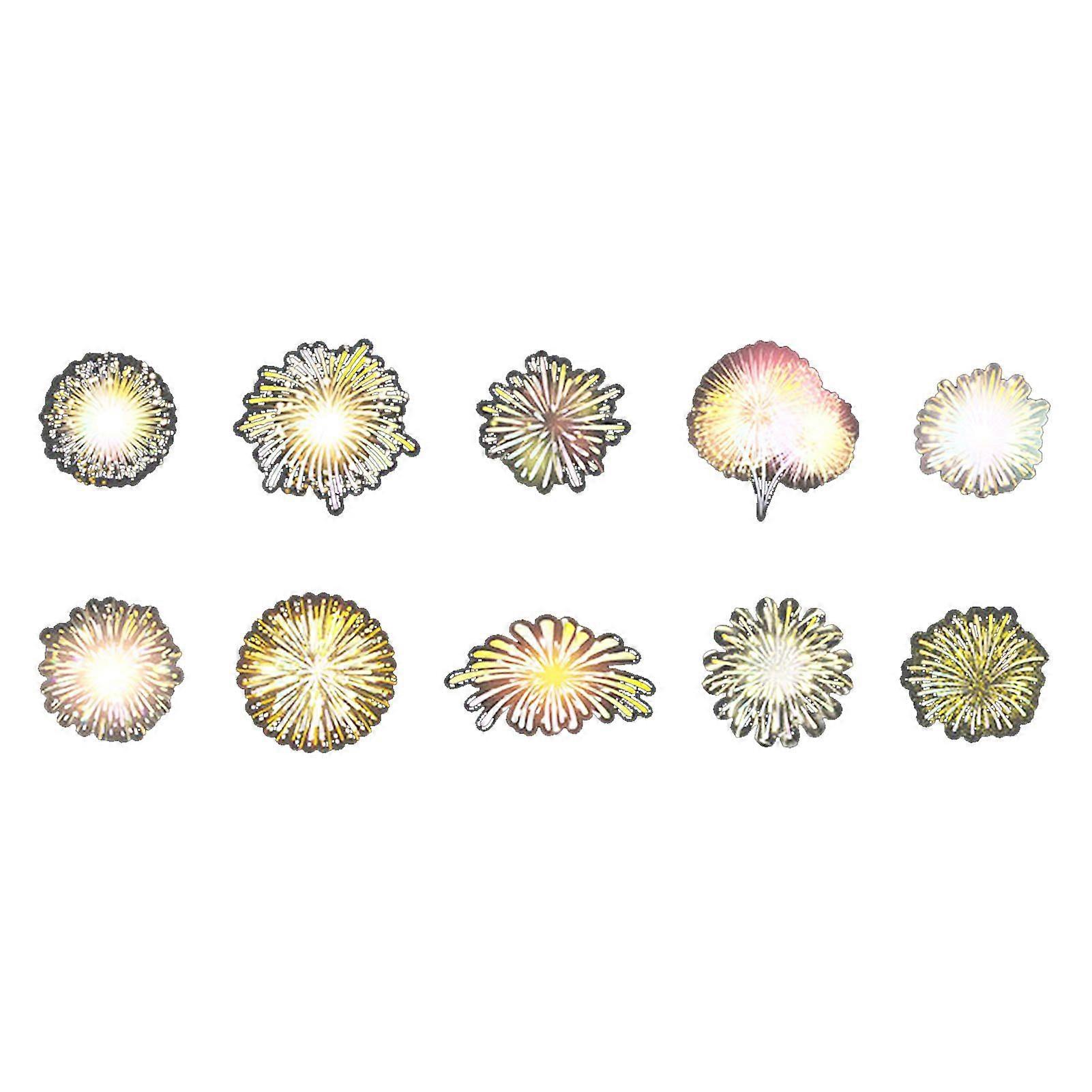 2025 Latest Model  20 Sheets Scrapbook Stickers Exquisite Innovative Fireworks