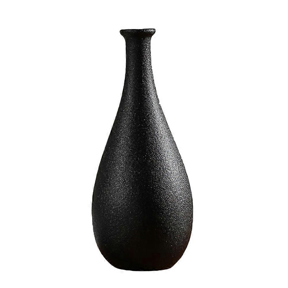 a refined and professional product description based on your input:

 

**1pc Black Ceramic Vase – Decor for Fresh & Dried Flowers**

Add a touch of