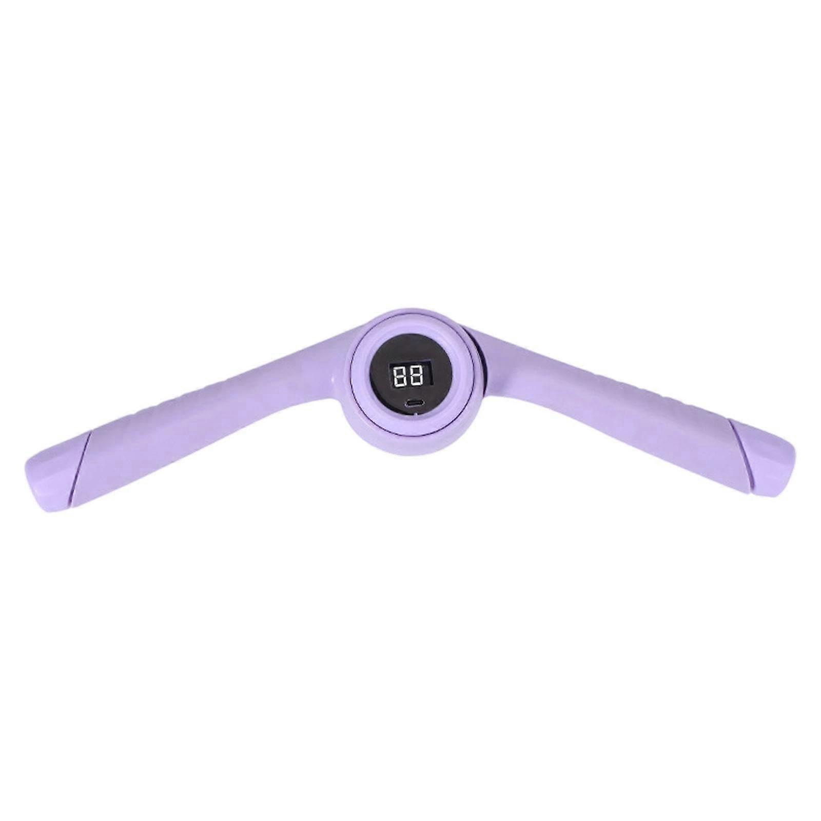 Forearm strength training with hand grip for fitness beginners and experts violet