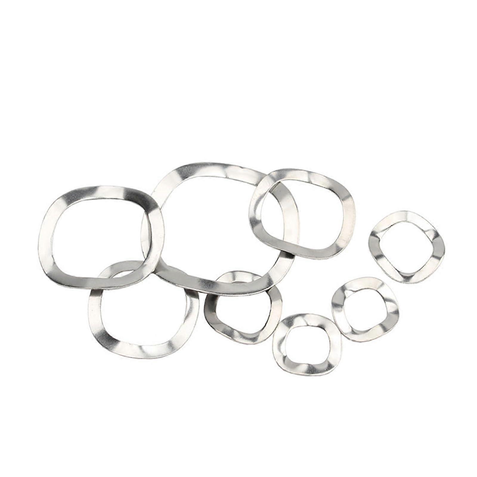 5/10/20 PIECES M3 M4 M5 M6 M8 M10 M12M27 304 A2 stainless steel wave washers three wave washers spring washer (M8x13x0.320pcs) Ref: 8427