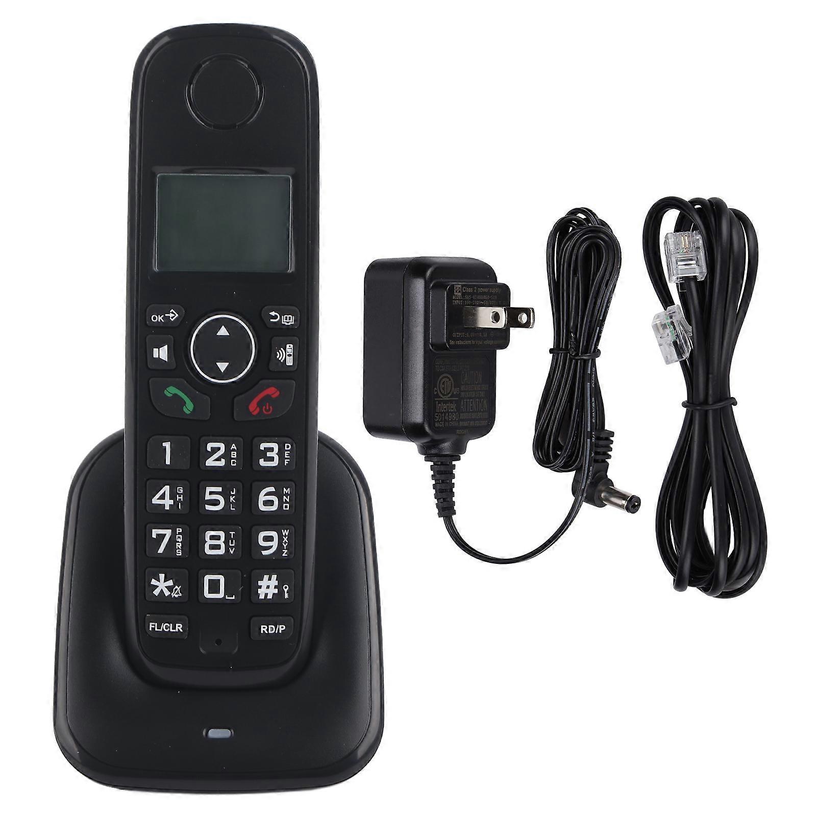 D1001 Expandable Multifunction Cordless Phone, Digital Wireless Speakerphone for Office Home US Plug