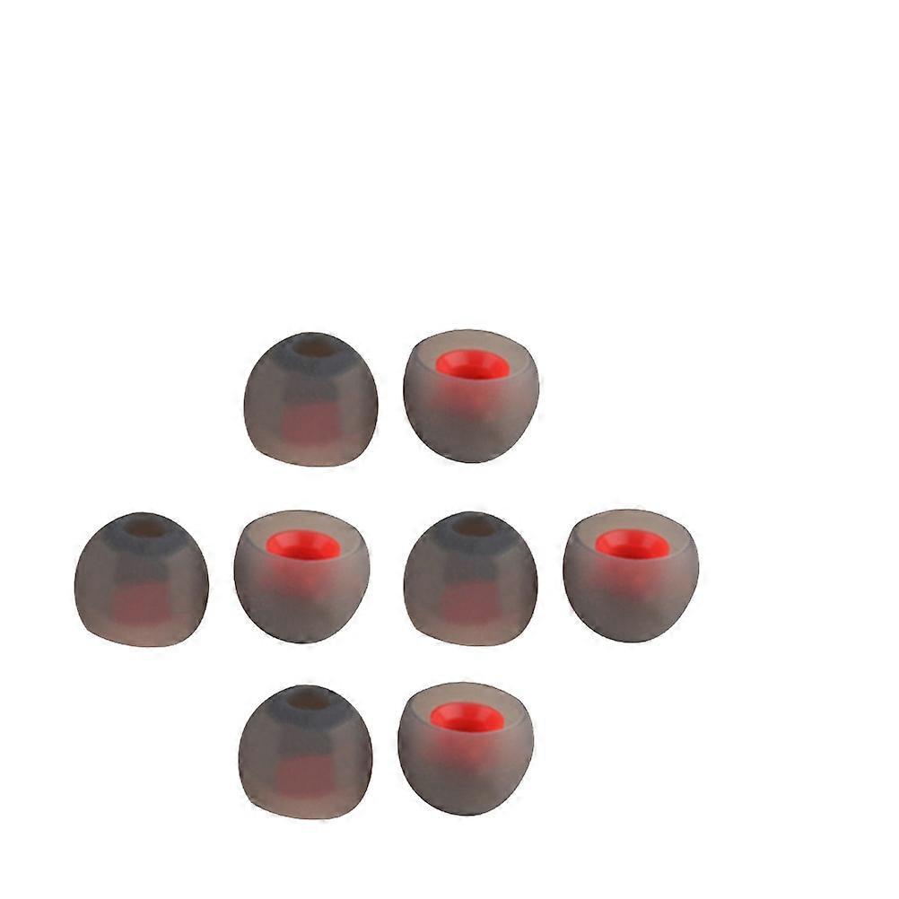 Earbuds Cover Small Earbud Tips Silicone Material Red Color For Earphones Daily Use 30Pcs