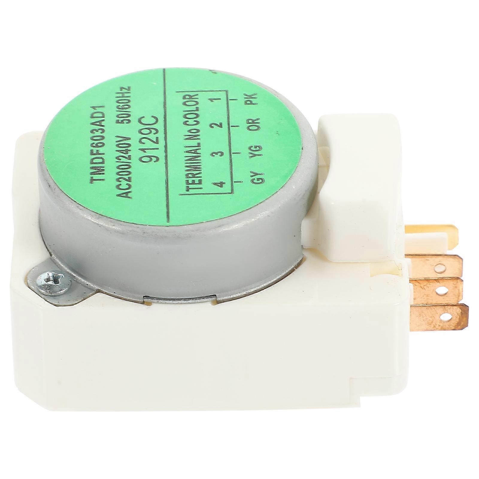 Electric Freezer Timer Refrigerator Replacement Appliance Maintenance 2.6 1.7 1.3in Iron 1Pack