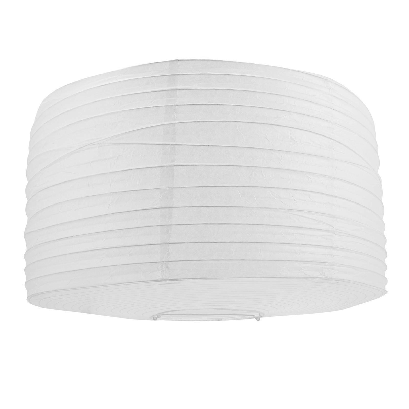 Vintage Drum Lamp Shade – Foldable Paper Ceiling Lamp Cover for Home, Hotel, Bedroom & Study – Easy to Store & Assemble, Multi Functional Lighting