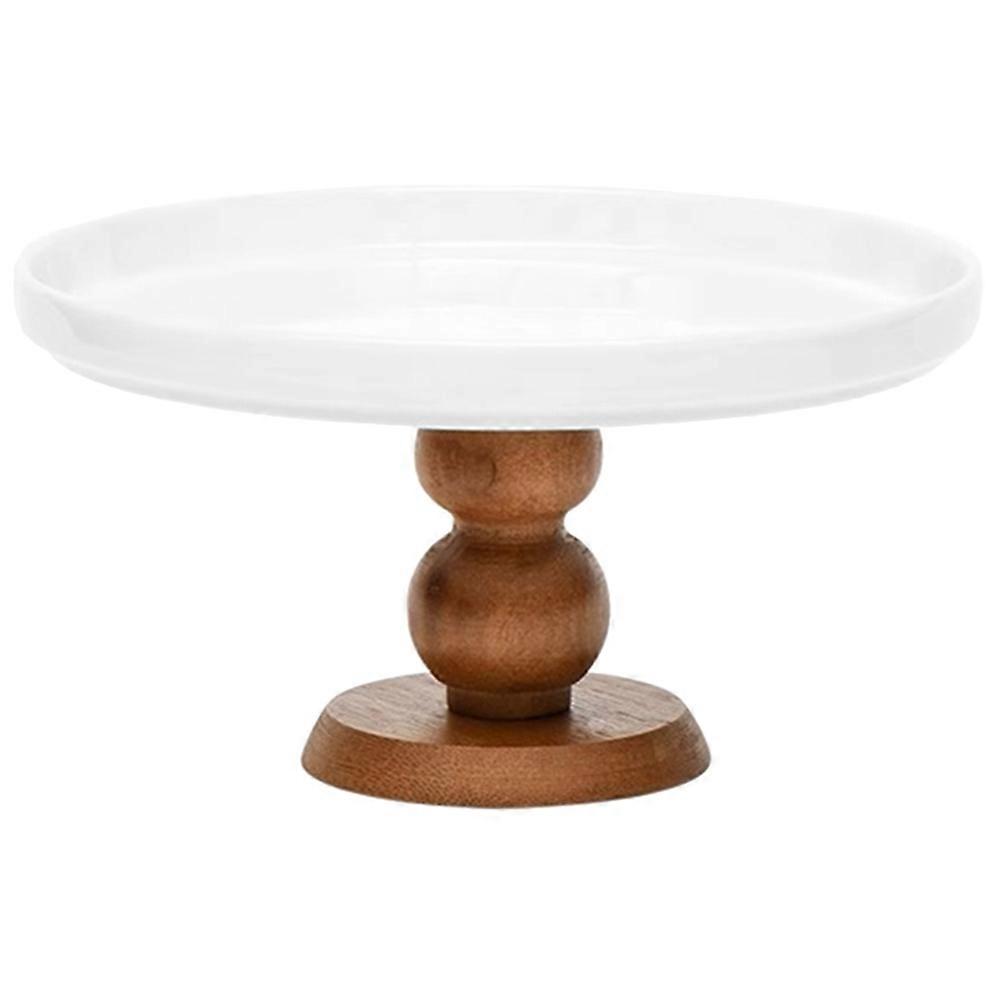 Ceramic Dessert Holder Cake And Cupcake Stand Display Cupcakes Cafe Shop Use 17.5X17.5X9CM 1Set