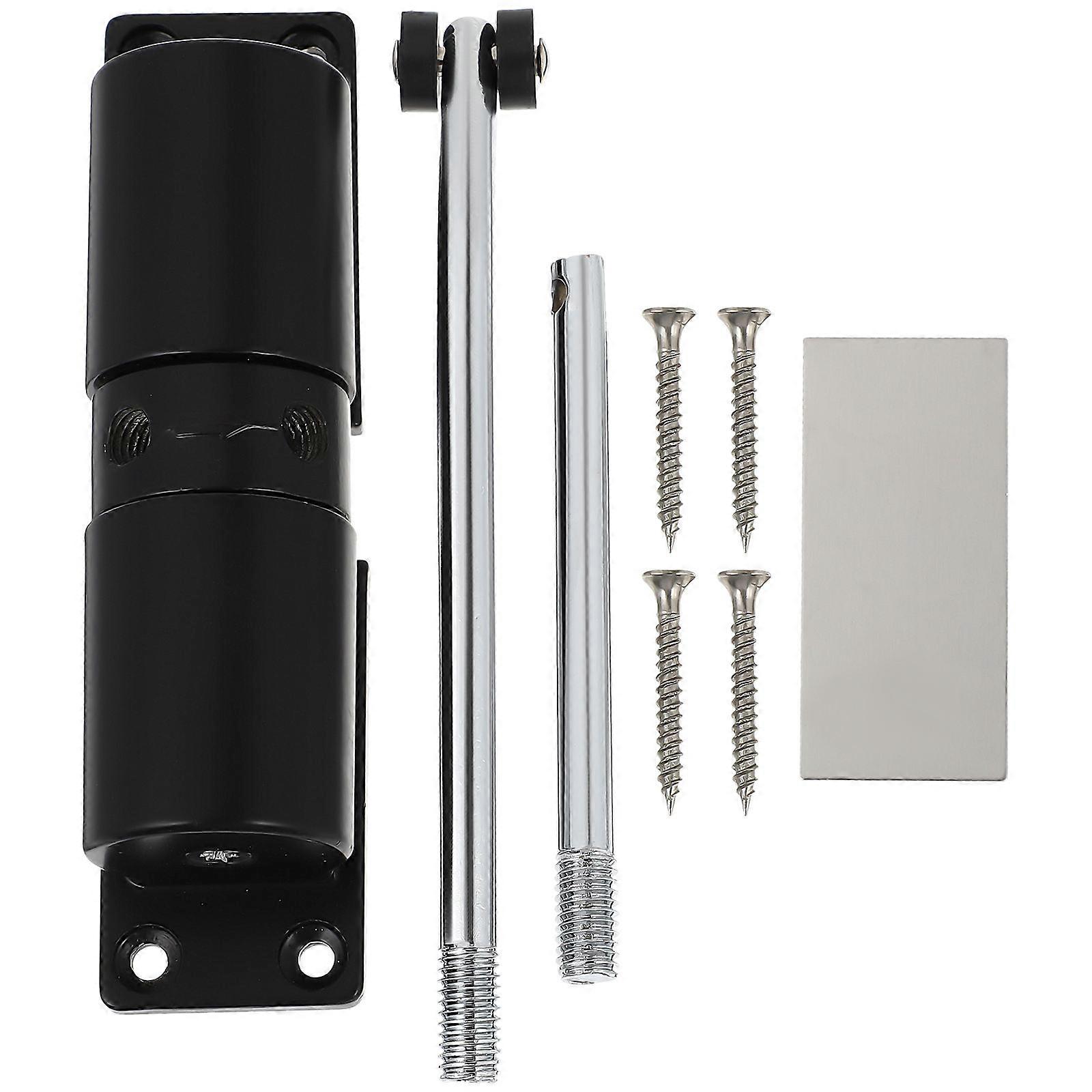 Automatic Door Closer for Screen Door Safety Heavy Duty Black Color 1 Set