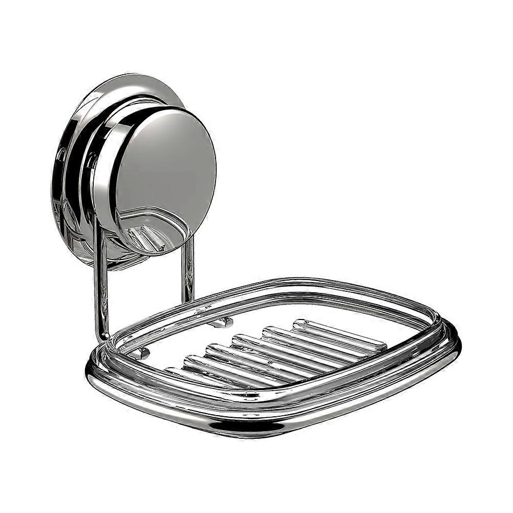 Hanging Soap Dish Stainless Steel Bathroom Organization Wall Hanging Storage Container Silver 13.5 x 12.8 x 10.4 Cm 1Set