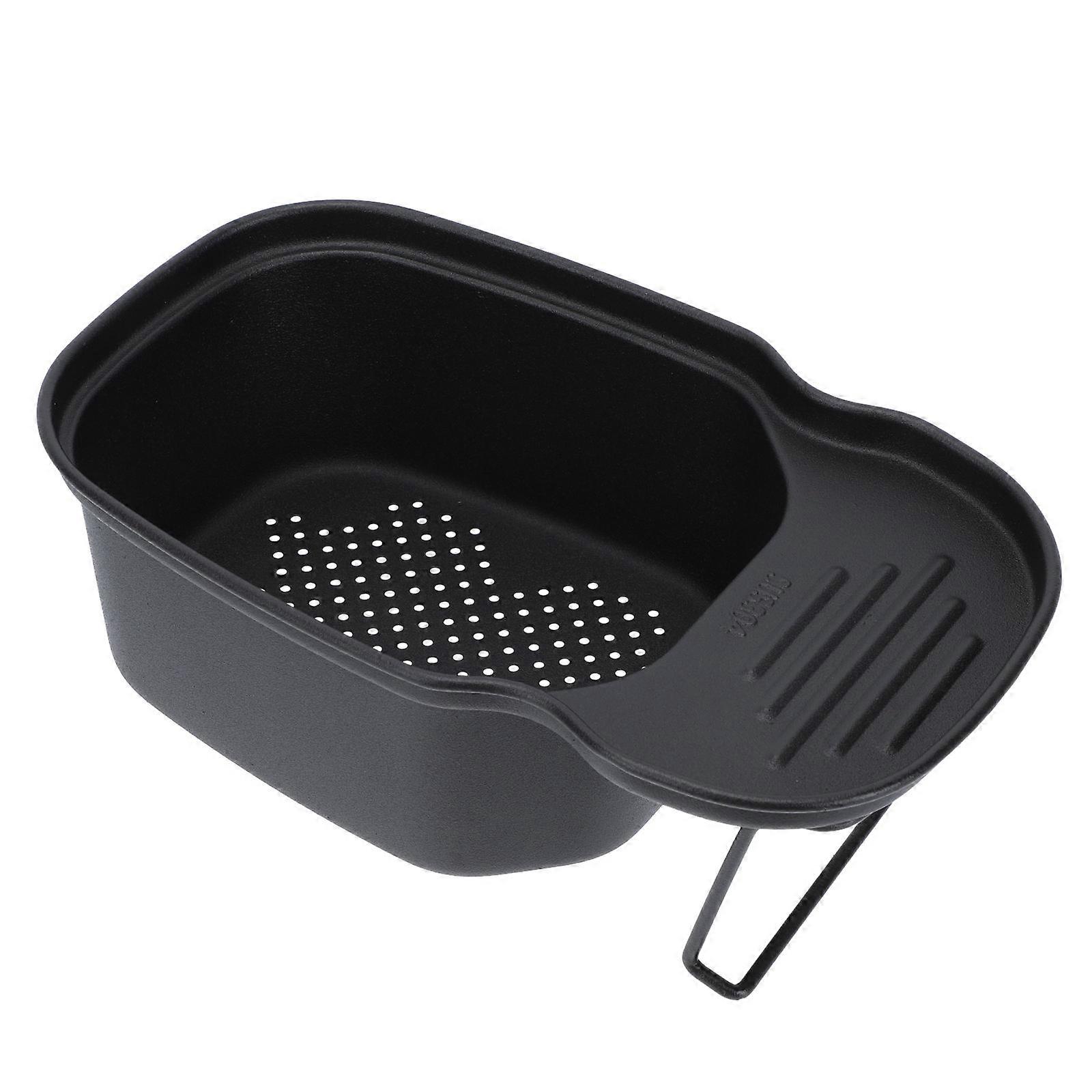 Multifunctional Draining Basket Saddle Shape Vegetable Basket Kitchen Sink Organizer Waterproof 22X13CM 1Pc