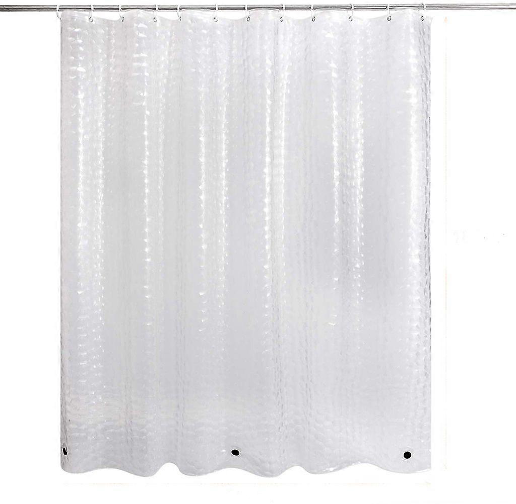 Waterproof bathroom curtain shower curtain with hooks mildew proof curtain