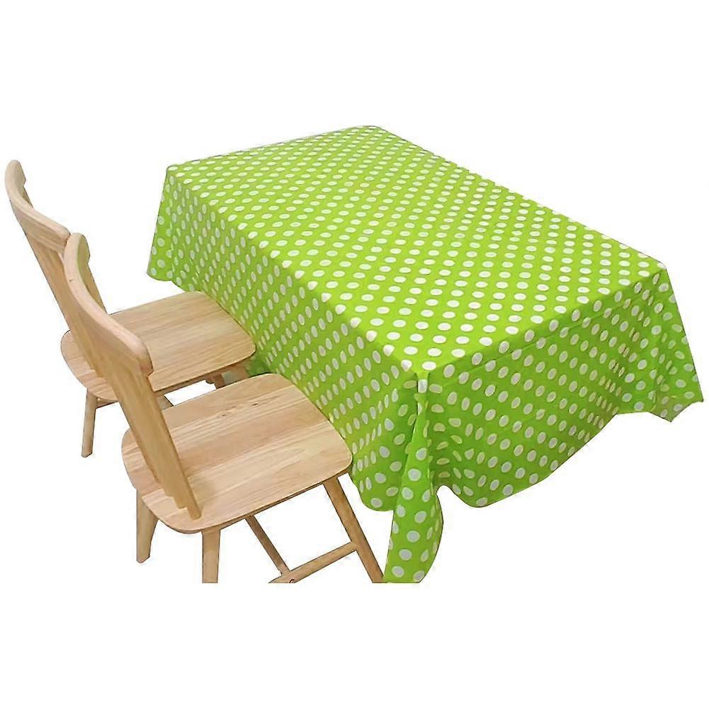 Dot Disposable Rectangular Tablecloth PEVA Restaurant Hotel Tablecloth )