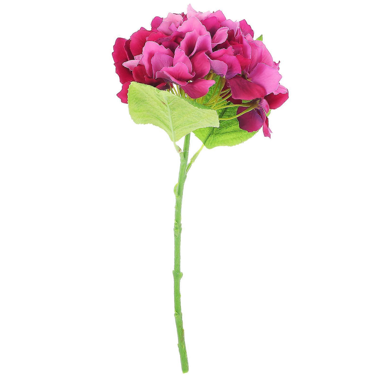 Wedding Flower Hydrangea Artificial Purple Round Romantic Style Home Decor 1Pack