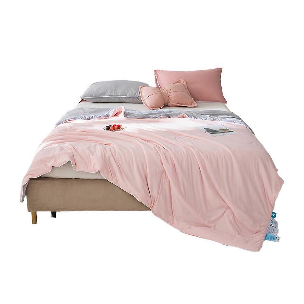 Summer Cooling Winter Warm Reversible Down Alternative Quilt Comforter