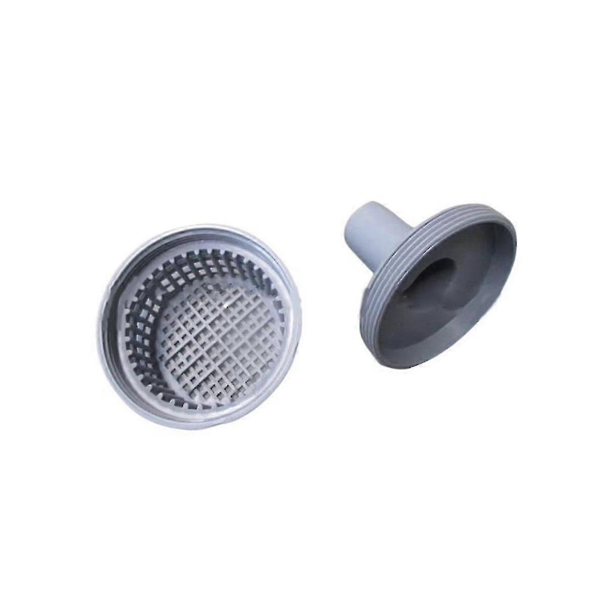 2pcs Swimming Pool Water Jet Connector Kit With Outlet Strainer Grid and Inlet Strainer for Various Pools