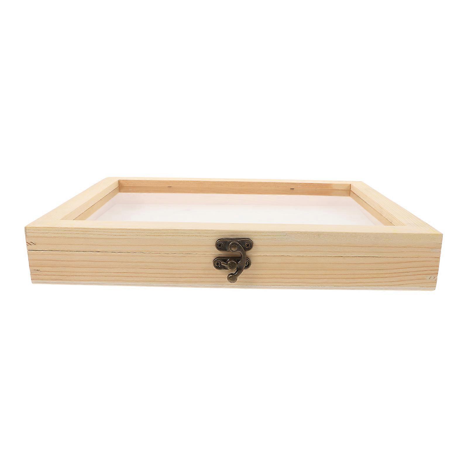Diy Small Storage Box Box Rectangular Shape Light Yellow Color Box 1Set