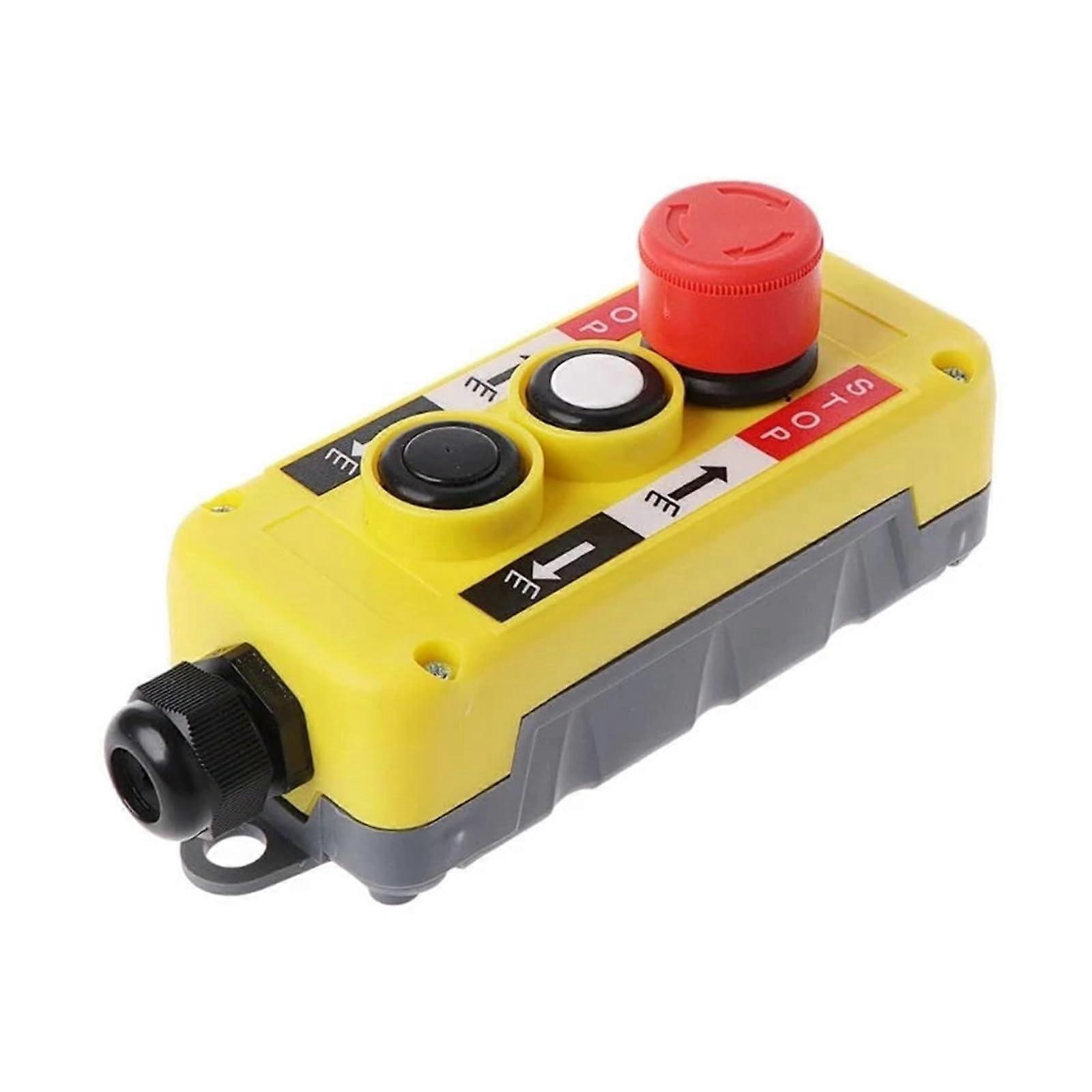 TM2 Waterproof Industrial Push Button Switches Emergency Stop Switch for Crane Hoist Pendant Control Station