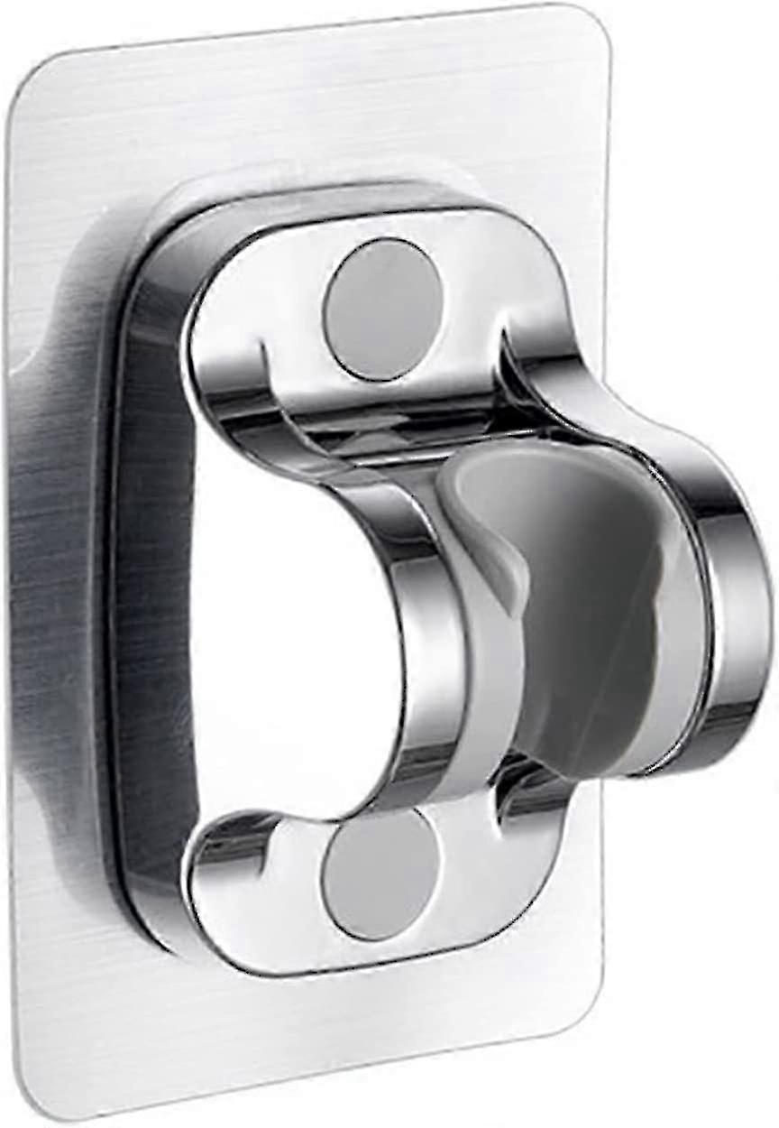 No-Drill Adjustable Shower Head Holder - Bathroom Wall Mount for Convenience