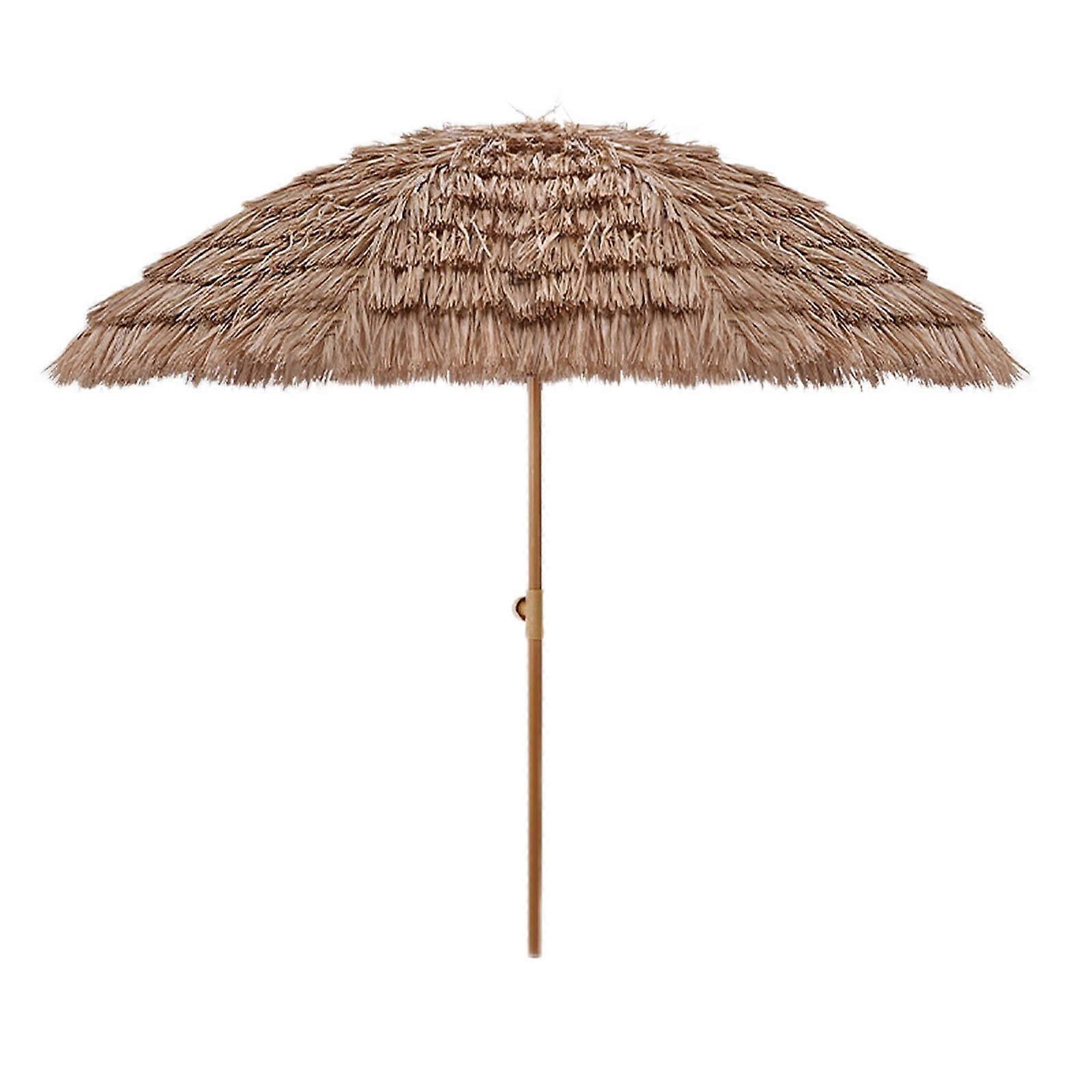 Sun Umbrella Beach Hawaii with Tilt, UPF 50, Adjustable Height 200cm/6.5ft