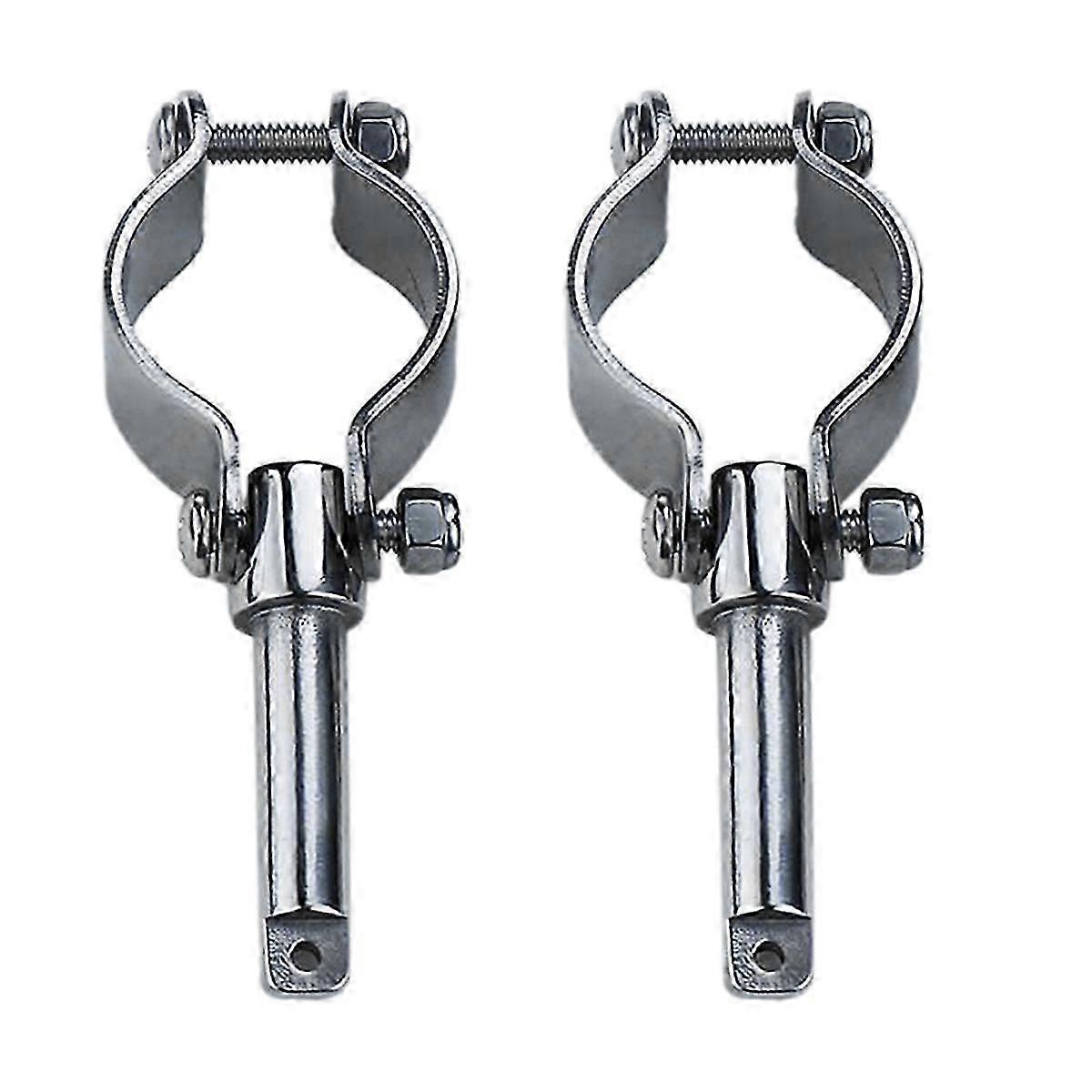 Båt rustfritt stål Row Lock Side Mount Line Oar Lock Socket Marine Yacht (2 per pakke)