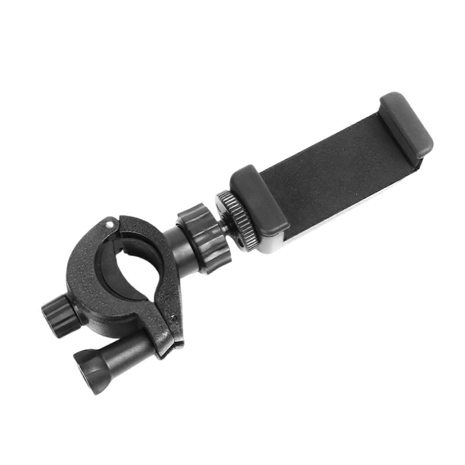 Adjustable Smartphone Clamp For Microphone Stands With Full Rotation Phone Clip Holder for 60-90mm Width Device Multicolor