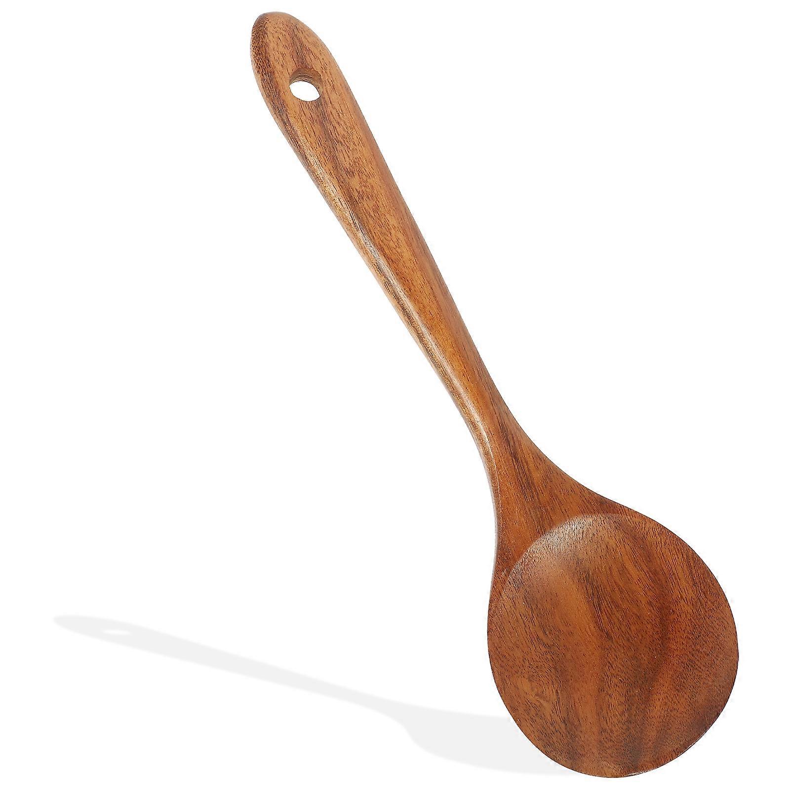 Soup Ladle Wood Cooking Ladle Simple Look For Family 1Pcs