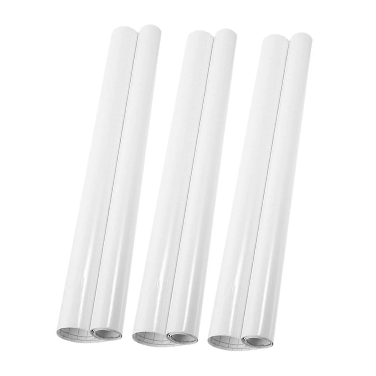 Dry Erase Wall Stickers 3-Pack Removable Adhesive Black Or White For Dry Erase Boards And Walls