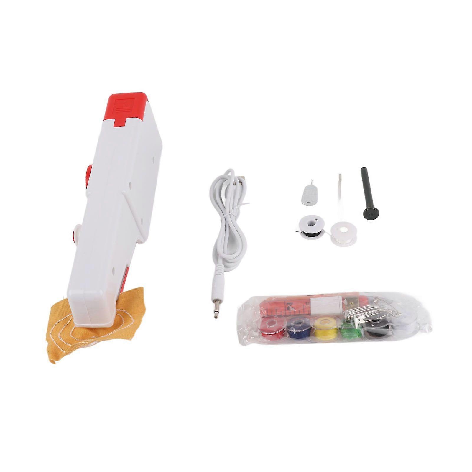 2025 Latest Model  Handheld Sewing Machine Red Lightweight Portable ABS