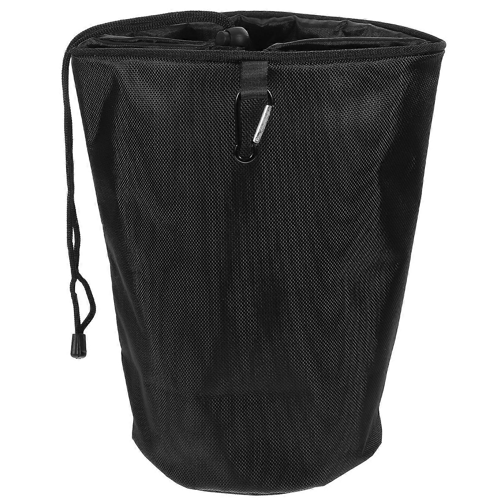 Clothes Pin Bag Holder Drawstring Closure Rectangular 600D Polyester Indoor Use 28X19X19CM 1Pack