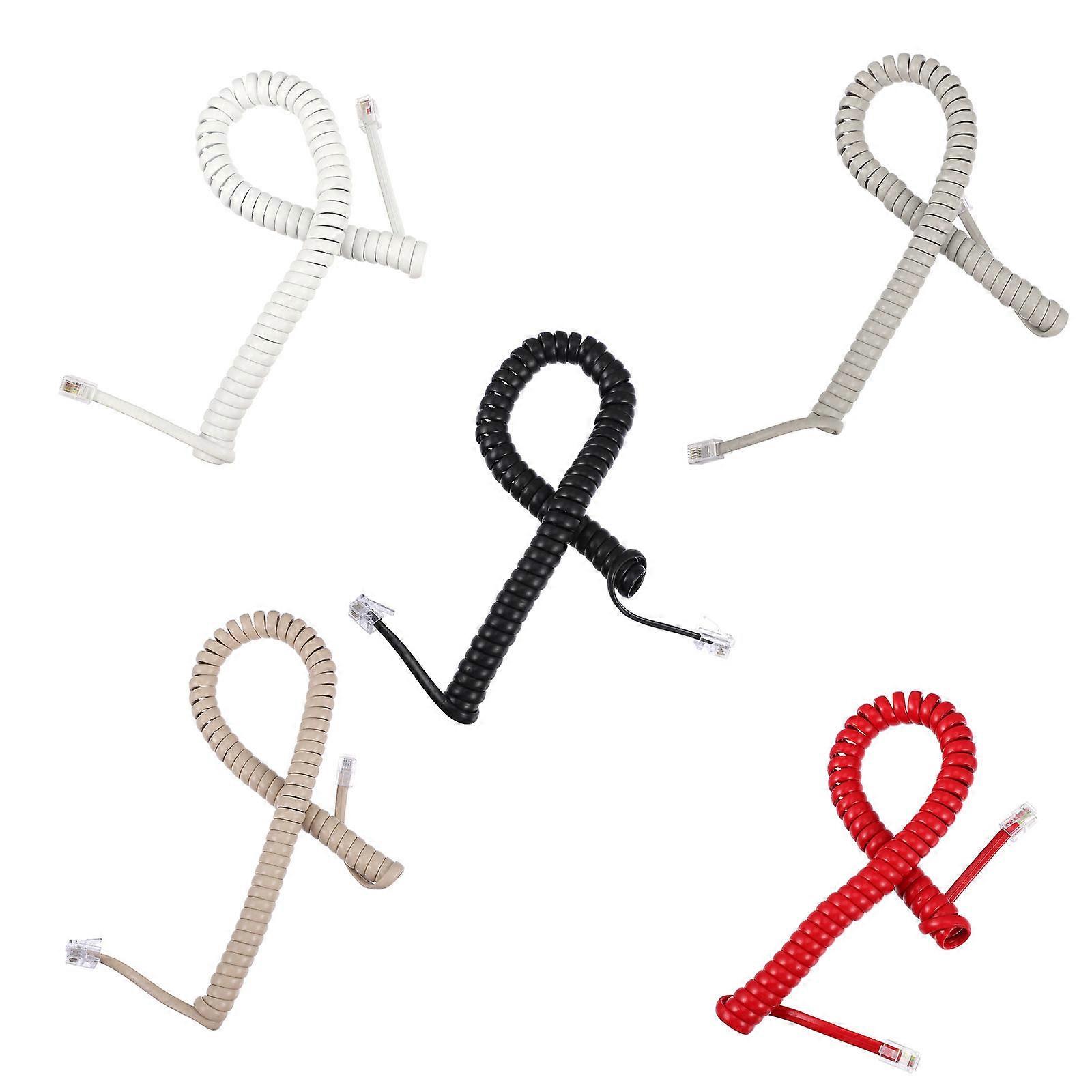 House Phone Corded Modular Jack Compatibility Telephone Cord Office Use 10Pack