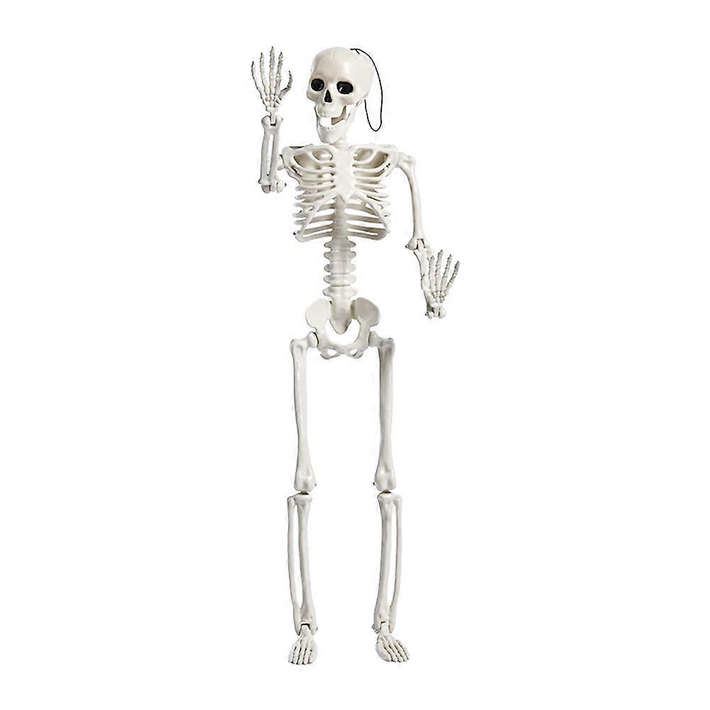 Halloween Indoor Decorations Bone Prop Skeletons Decor White 60X17X8CM Realistic Design Detachable Limbs 1Set