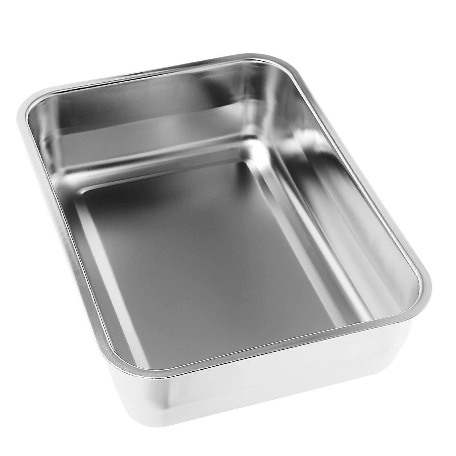 Baking Roasting Dishes Hotel Use Rectangular Stainless Steel Sheet Pan 1Pack