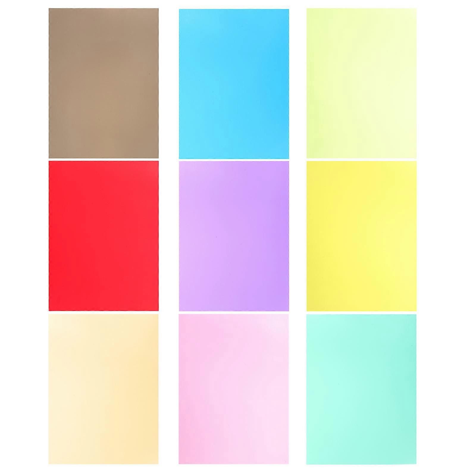Photo Shoot Gel Light Filters for Flash Strobe Theater Lighting Red
