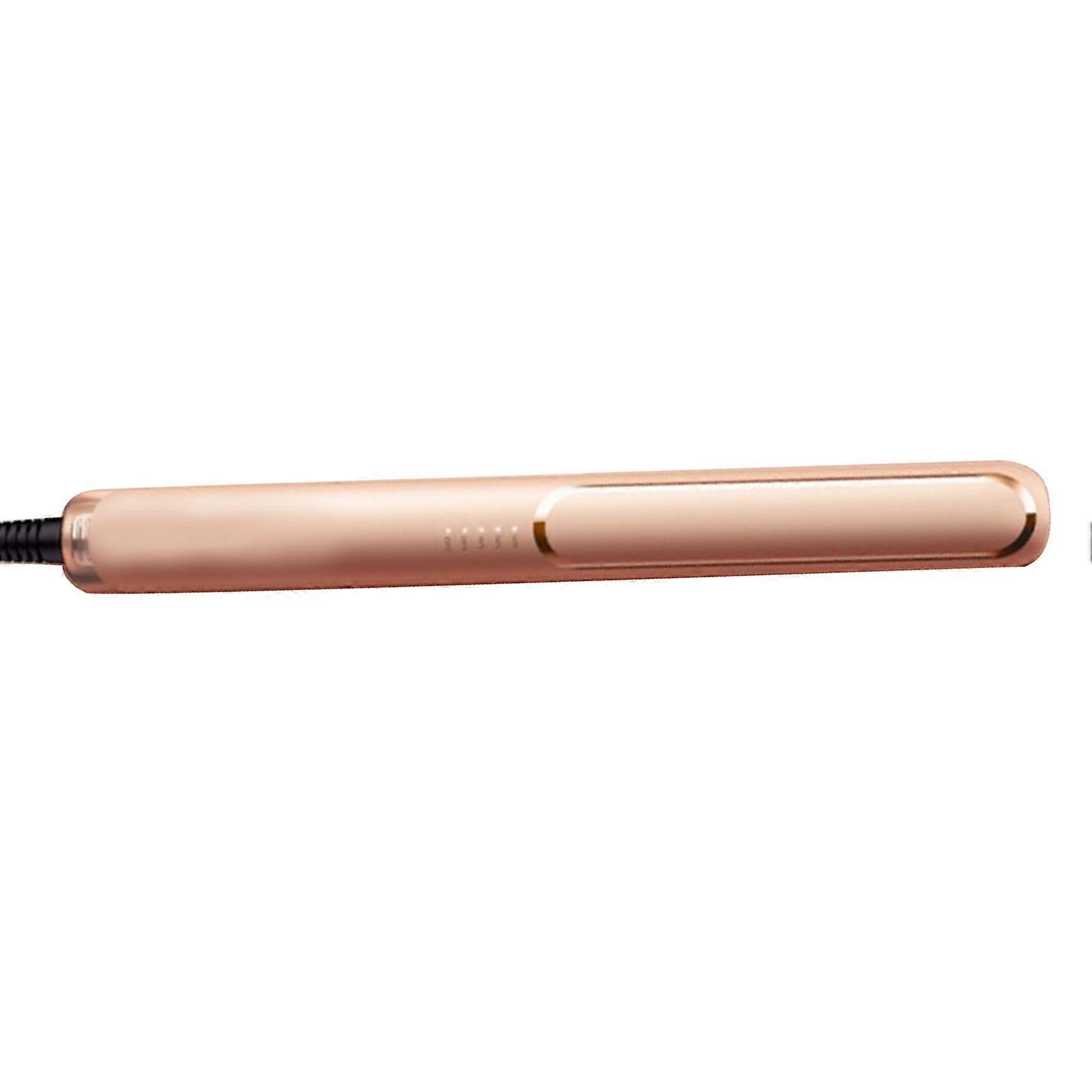 2 in 1 Ceramic Hair Flat Iron With Floating Ceramic Plates Prevent Scald Portable Hair Straightener Curler