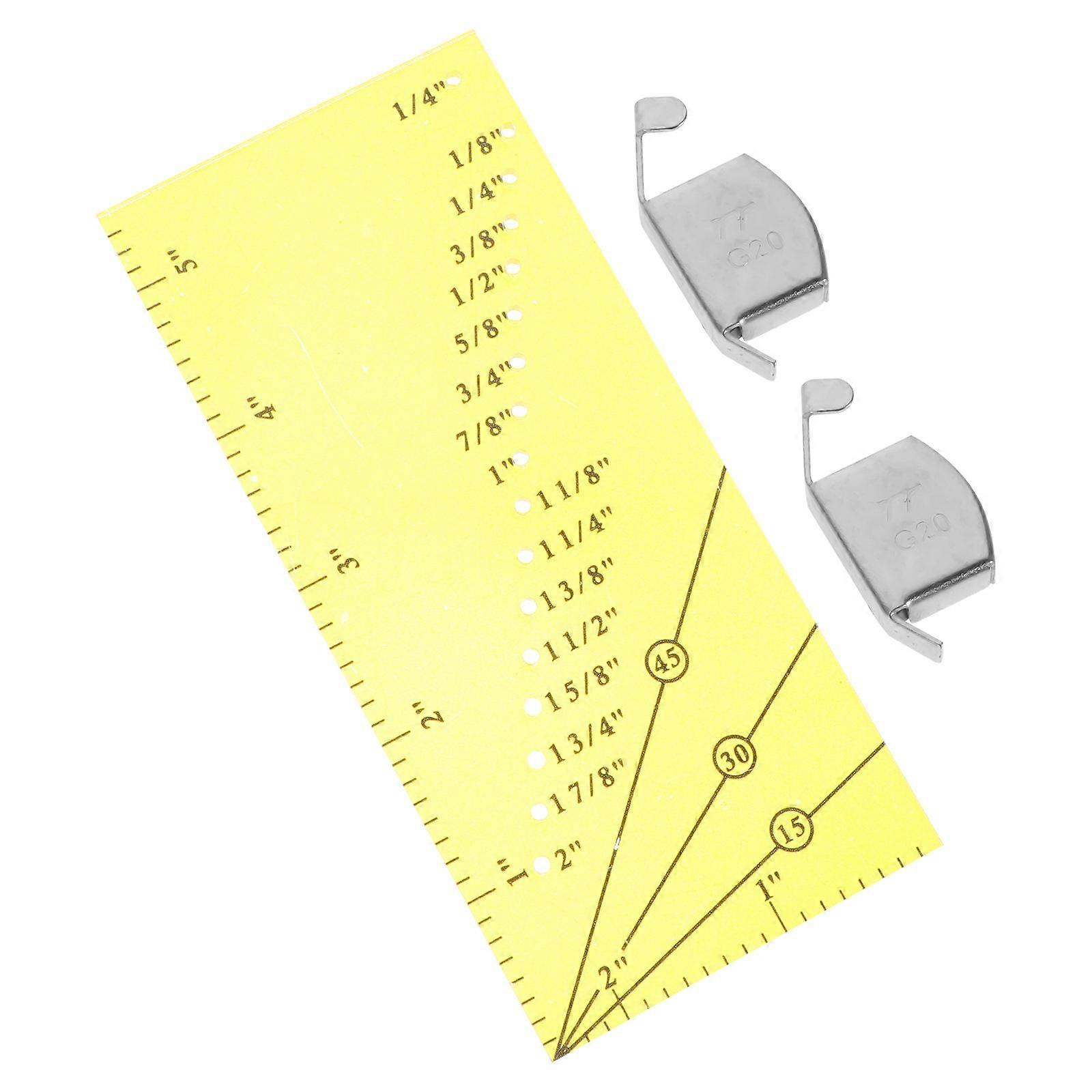 1 Set of Sewing Machine Allowance Ruler for Handmade DIY Patchwork Tools