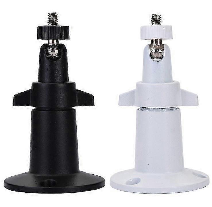 Adjustable Indoor/Outdoor Security Metal Wall Bracket 2 Pieces Pack,Aluminum Bracket