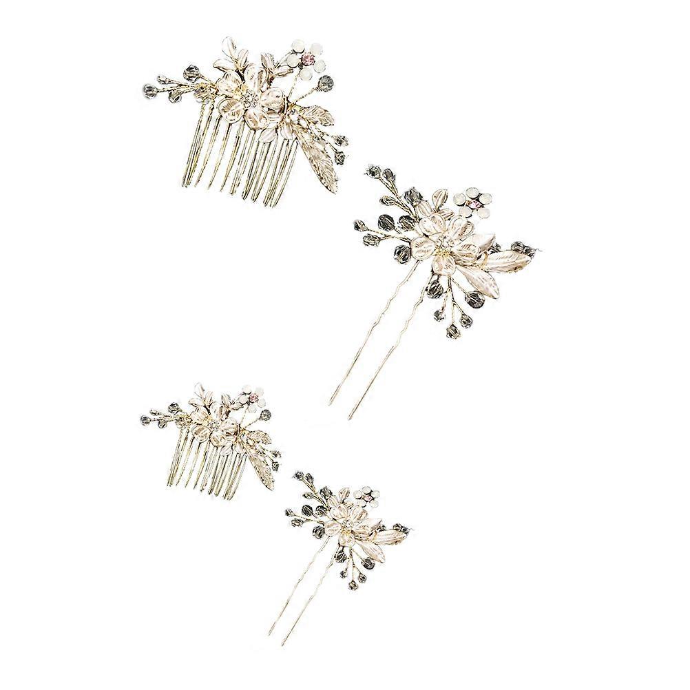 Bridal Styling Comb Hair Combs For Wedding Party Special Occasions Versatile Handmade Accessory 2Pcs