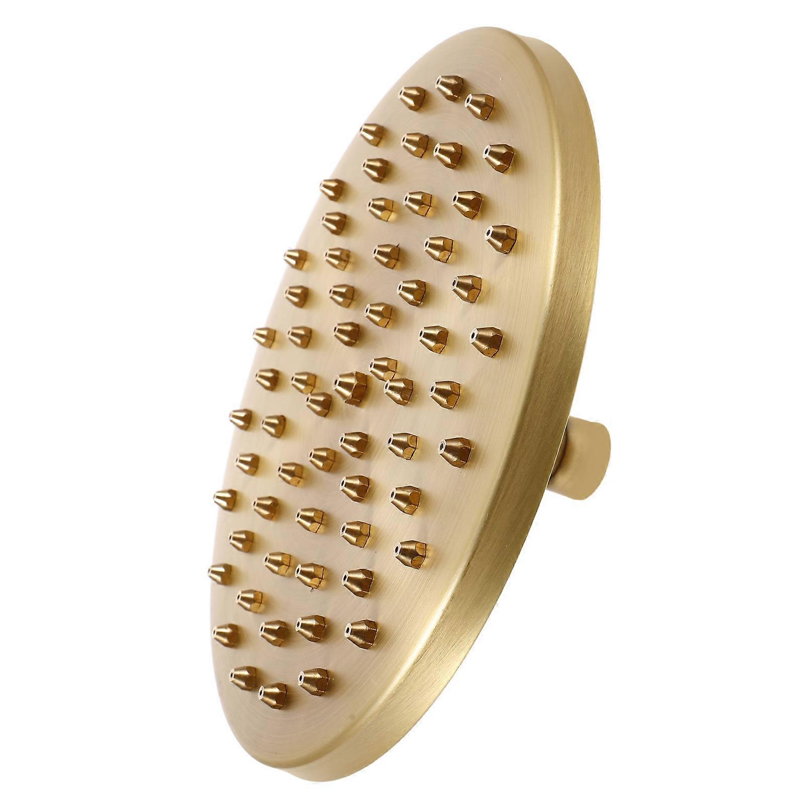 Luxury Golden Copper Shower Head with Detachable Spray for Bathroom Enjoy Smooth Water Flow and Easy Installation