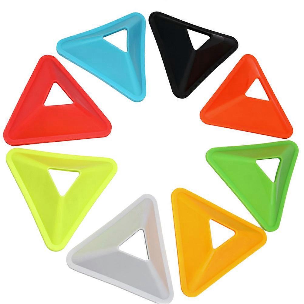 Portable Soccer cones with Bright Colors for Training Use Made of Durable PE Material 8 Pieces