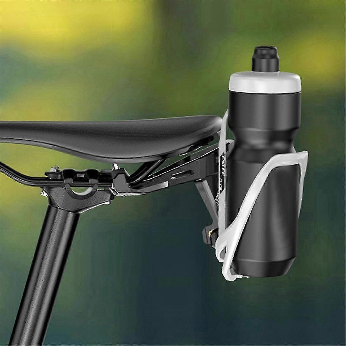 Bicycle Bottle Cage Conversion Mount and Adapter for Handlebar or Seat Post
