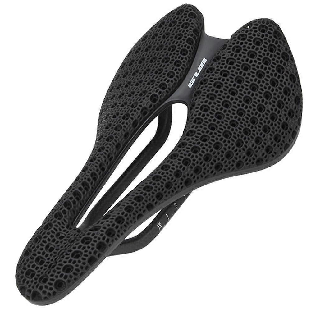3Dprinted bicycle saddle, carbon fiber rails, replacement for MTB, road bike